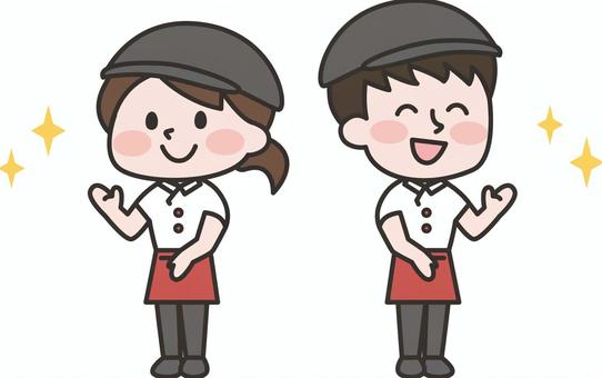 梅田支店の派遣社員 スイーツ販売  食品販売求人イメージ